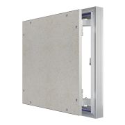 Люк ревизионный D Ceramo Optimum 400х400 скрытый монтаж петля алюминий EVECS