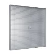 Люк ревизионный D Floor 600х600 напольный скрытый монтаж алюминий EVECS