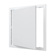 Люк ревизионный Л фланец 346х346 нажимной 368х368 пластик EVECS