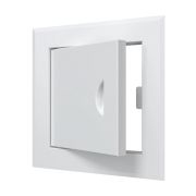 Люк ревизионный ЛТМ фланец 150х150 ручка магнит 210х210 окрашенная сталь EVECS