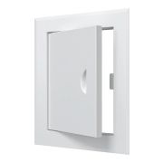 Люк ревизионный ЛТМ фланец 150х200 ручка магнит 210х260 окрашенная сталь EVECS