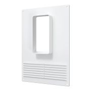 Площадка торцевая ПТВР фланец 60х120 вертикальная решетка 180х250 пластик ERA