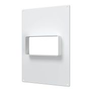 Площадка торцевая ПТГ фланец 120х60 горизонтальная 180х250 пластик ERA