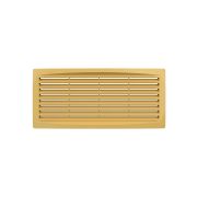 Решетка вентиляционная ДП фланец 275х105 переточная 300х135 пластик Beige ERA
