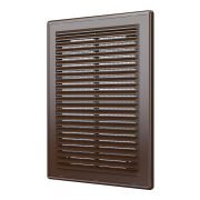 Решетка вентиляционная Р сетка разъемная 183х253 пластик Brown ERA
