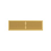Решетка вентиляционная РП фланец 432х117 переточная 455х133 пластик Beige ERA