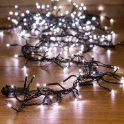 Гирлянда светодиодная «Кластер LED» 3м 288LED бел. 14Вт 220-240В IP20 провод ПВХ темн. зел. Neon-Night 303-625