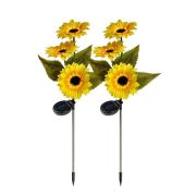 Светильник светодиодный садовый SLR-S13-S2 «Подсолнухи» на солнечн. батарее (уп.2шт) ФАZА 5053915