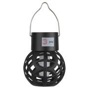 Светильник светодиодный садовый ERASF22-36 «Лампочка орнамент» 7см уличный подвесной на солнечн. батарее ЭРА Б0053385