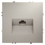 Розетка компьютерная встраиваемая VOLTUM S70 RJ45 кат.6, (кашемир)
