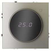 Терморегулятор электронный VOLTUM S70 с индикацией и датчиком, для теплого пола, (шелк)