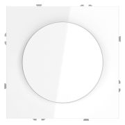 Светорегулятор встраиваемый VOLTUM S70 поворотно-нажимной 600 Вт, (белый глянцевый)