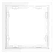 Рамка пластиковая VOLTUM S70 на 1 пост, (белый глянцевый)
