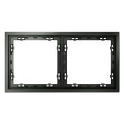 Рамка пластиковая VOLTUM S70 на 2 поста, (титан)