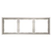 Рамка пластиковая VOLTUM S70 на 3 поста, (кашемир)