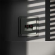 Розетка акустическая встраиваемая VOLTUM S70 4-местная, (титан)