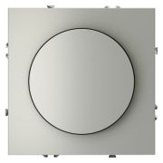 Светорегулятор встраиваемый VOLTUM S70 поворотно-нажимной 600 Вт, (сталь)