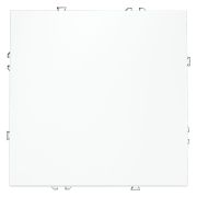 Выключатель встраиваемый VOLTUM S70 одноклавишный 10А, (белый матовый)