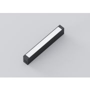 Светильник FLAT 2.0, сис.SLIMLINE, Black 9W SMART DIM CRI90 BridgeLux TRIX 2700-6000К, 220x25x41mm