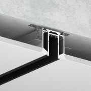 Трековая система EXPERT for SLIMLINE 220V, black, (шинопровод+адаптер), 2м