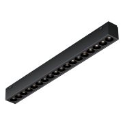 Светильник LINE MASK SLIM, система EASYSLIM 48V, 18W, 3000K, BLACK, 293x25x26mm