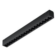 Светильник LINE MASK SLIM, система EASYSLIM 48V, 18W, 4000K, BLACK, 293x25x26mm