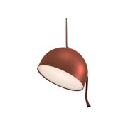 Светильник BOWL, система DIOSSA 48V, 12W, 3000K, TERRA RED, 200x130mm