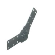 Соединитель для лотка шарнирный вертикал. H=100мм цинк-ламель DKC UVH010HDZL