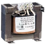 Трансформатор ОСО-0.25 УХЛ3 220/12. IP00 Электротехник ET051618