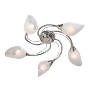 Люстра 5xE14 макс. 40Вт плафон ПП Vitaluce V3236/5PL