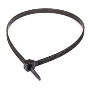 Хомут кабельный 4.8х300 нейлон (ч) (уп.100шт) Промрукав PR08.3077