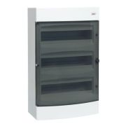 Щит распределительный навесной Unix 3х18мод. IP41 прозр. дверь PROxima EKF ux-3x18-n