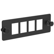 Планка для 4-х Keystone UTP черн. ITK CP05-4U