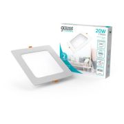 Светильник Elementary Downlight 20Вт 4000К IP20 1700лм 170-260В 170х26 квадрат монтаж бел. LED GAUSS 998420218