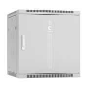 Шкаф телекоммуникационный настенный разобранный SH-05F-12U60/35m-R 19дюйм 12U 600х350х635мм дверь метал. сер. (RAL 7035) Cabeus 10751c