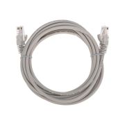Патч-корд U/UTP CAT 5e RJ45-RJ45 26AWG LSZH сер. 3м Rexant 02-0100-3