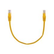 Патч-корд U/UTP CAT 5e RJ45-RJ45 26AWG LSZH желт. 0.3м Rexant 02-0105-03