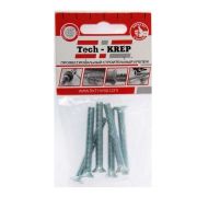 Винт с потайной головкой М6х50 DIN 965 оцинк. (уп.6шт) Tech-Krep/Zitar 103004