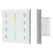 Панель Sens SMART-P38-MIX White (230В 4 зоны 2.4G) (IP20 пластик) Arlight 027118