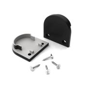 Заглушка SL-LINE-2011M ROUND BLACK глухая пластик Arlight 029176