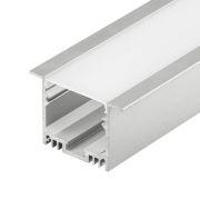 Профиль SL-LINIA49-F-2500 ANOD+OPAL L2500 с экраном алюм. Arlight 020469