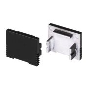 Заглушка SL-SLIM-H13M BLACK глухая пластик Arlight 034001