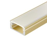 Профиль LINE-1708-2000 ANOD GOLD L2000 алюм. Arlight 039987