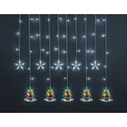 Гирлянда светодиодная «Бахрома» «Звезды и елки» 95 028 NGF-D037-05 3х0.6м CW IP20 Navigator 95028