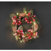 Гирлянда светодиодная «Венок шишки и ягоды» 95 035 NGF-D041-01 WW Navigator 95035