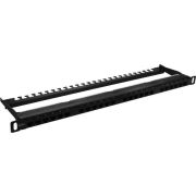 Патч-панель высокой плотности 19дюйм 24хRJ-45 UTP 5e 0.5U SUPRLAN 10-0404