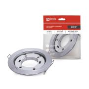 Светильник GX53R-deco ВИХРЬ-MC встраив. под лампу GX53 матов. хром IN HOME 4690612044330