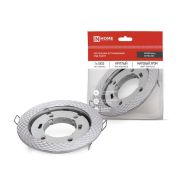 Светильник GX53R-deco СЕТКА-MC встраив. под лампу GX53 матов. хром IN HOME 4690612044361