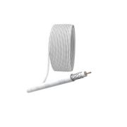 Кабель коаксиальный RG-6U 75 Ом CCS/(оплетка Al 48%) PVC бел. (уп.20м) Simple Эра Б0044599