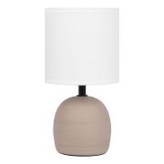 Лампа настольная Sheron 7044-503 1хЕ14 40Вт керамика корич. с абажуром Rivoli Б0053460